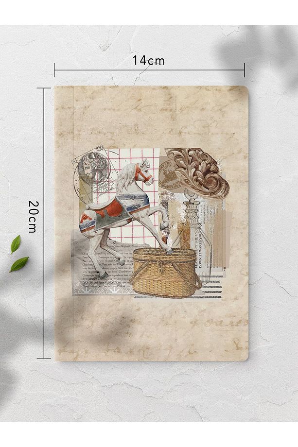 Vintage Defter Seti - 4 Adet Not Defteri - Notebook, Journal Defteri - 14cm*20cm - 4