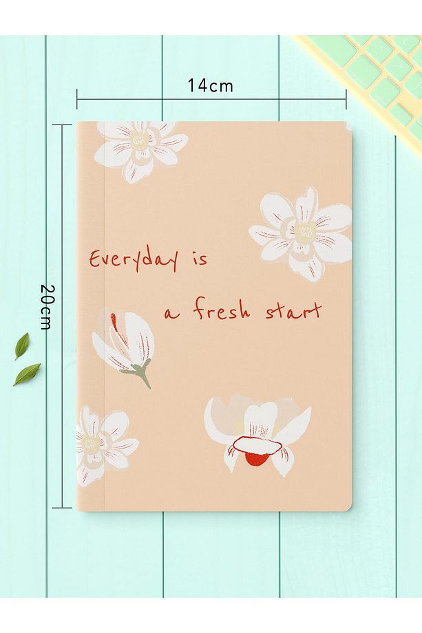 Çizgisiz Defter Seti, 2 Adet Motivasyon Desenli Notebook, Not Defteri, Anı Defteri, 64 Sayfa - 4