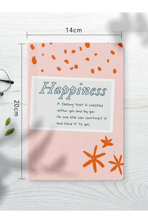 Çizgisiz Defter Seti, 2 Adet Motivasyon Desenli Notebook, Not Defteri, Anı Defteri, 64 Sayfa - 3