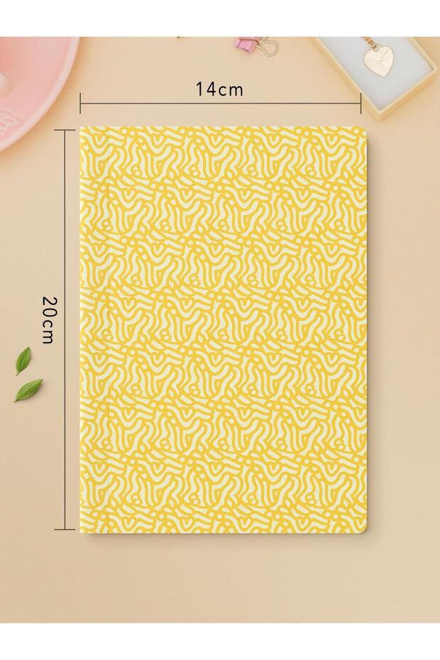 Çizgisiz Defter Seti, 3 Adet Not Defteri, Notebook Journal Seti, Anı Defteri, 64 Sayfa Orta Boy - 4