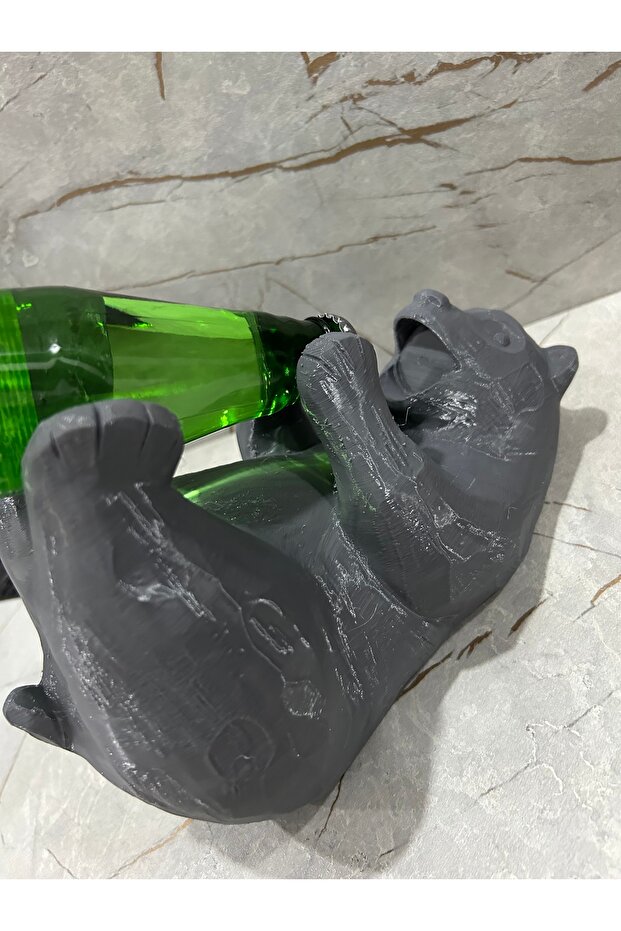 Ayı Şeklinde Şarap Tutacağı - 6