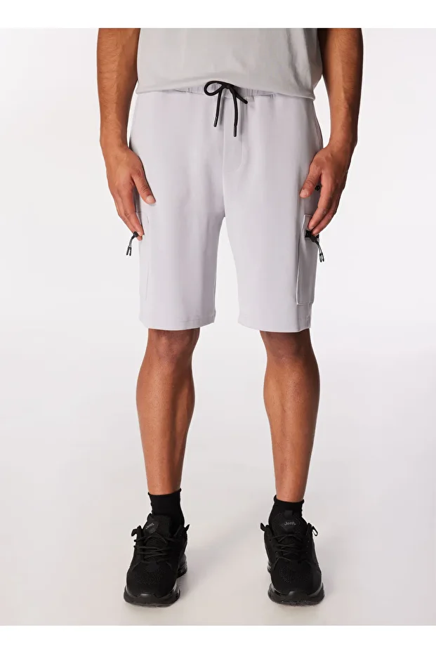 Gri Erkek Sweat Şort J4sm-sht7214 - 2