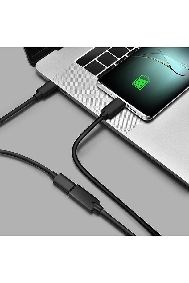 Type C Usb 3.1 Uyumlu Uzatma Kablosu Ekleme Dişi Erkek Kablosu 1 metre Type-C Erkek To Type-C Dişi - 4