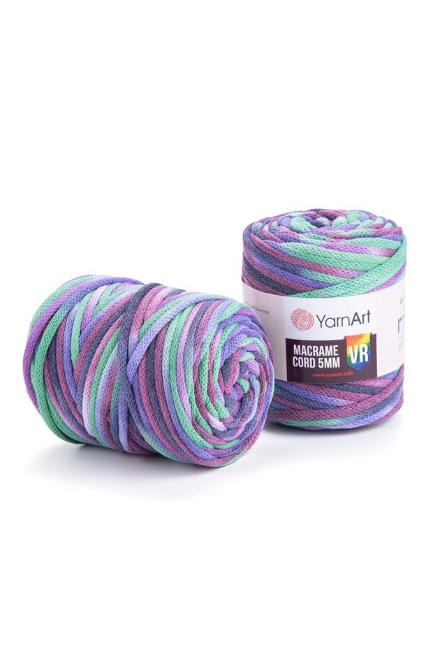 سلك مكرامية 5 مم Vr - حبل مكرامية للحياكة اليدوية Ebruli-926 - 1