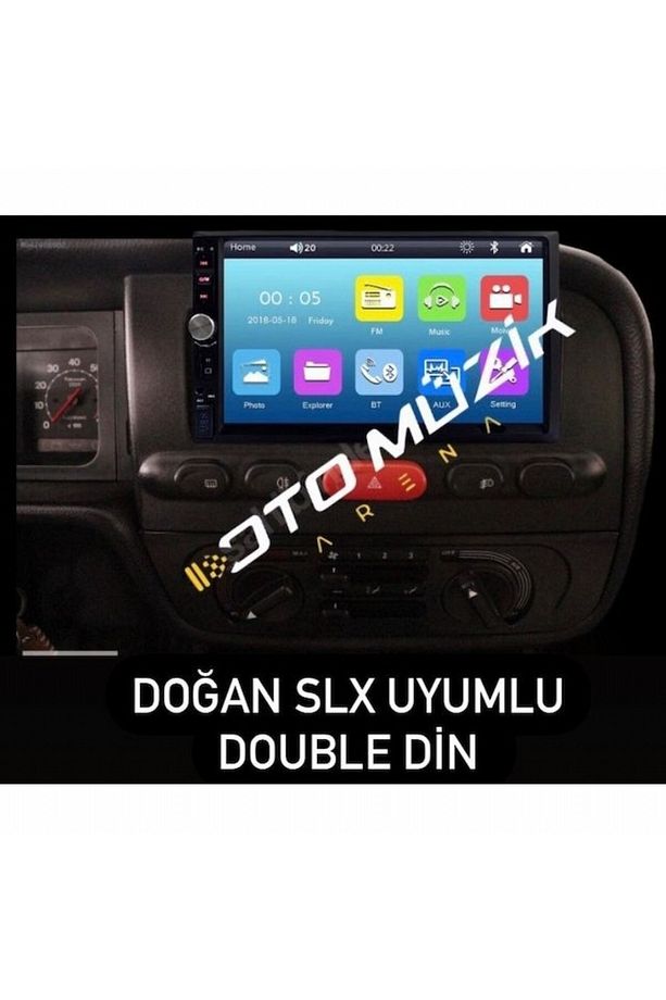 Tofaş Şahin Double Olmayan İçin BlueWay Teyp 7 inç Arka kasa Ayarlanabilir ince 1 Mirrorlink Kamera - 2