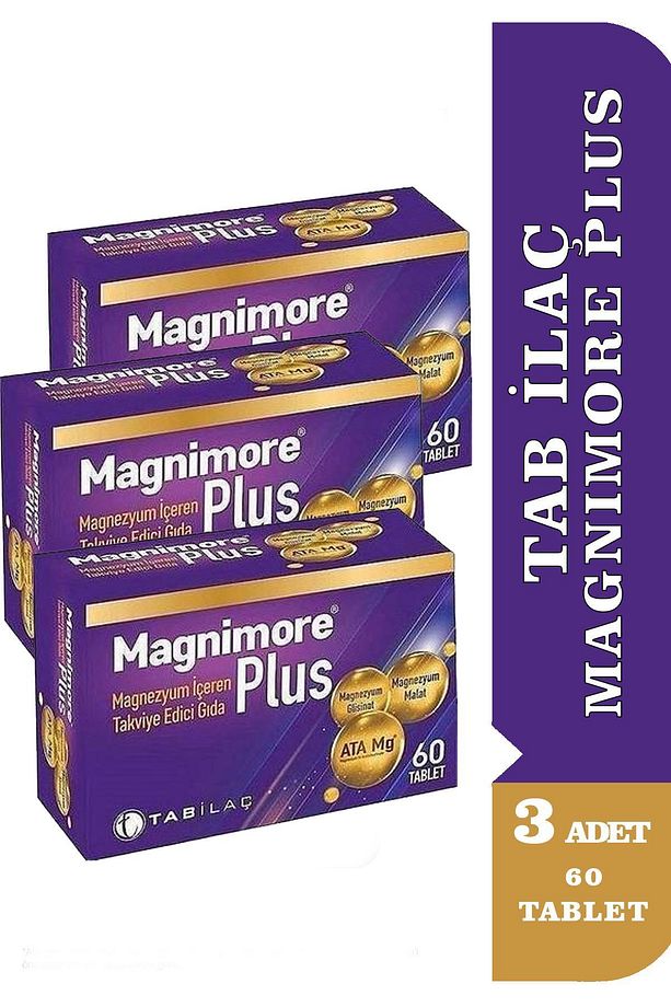 Magnimore Plus 60 Tablet 3 Adet - 1