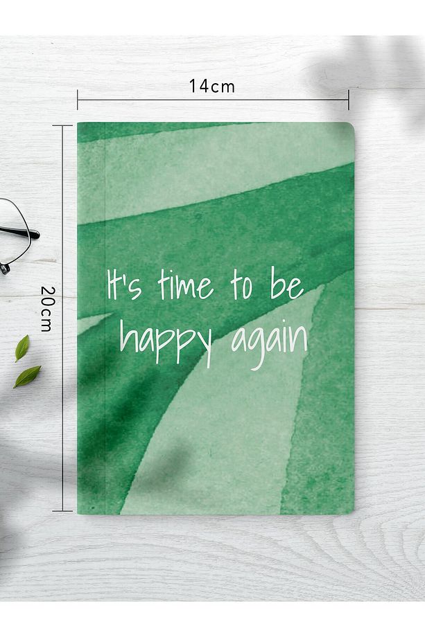 Çizgisiz Defter Seti, 2 Adet Motivasyon Desenli Notebook, Not Defteri, Anı Defteri, 64 Sayfa - 3