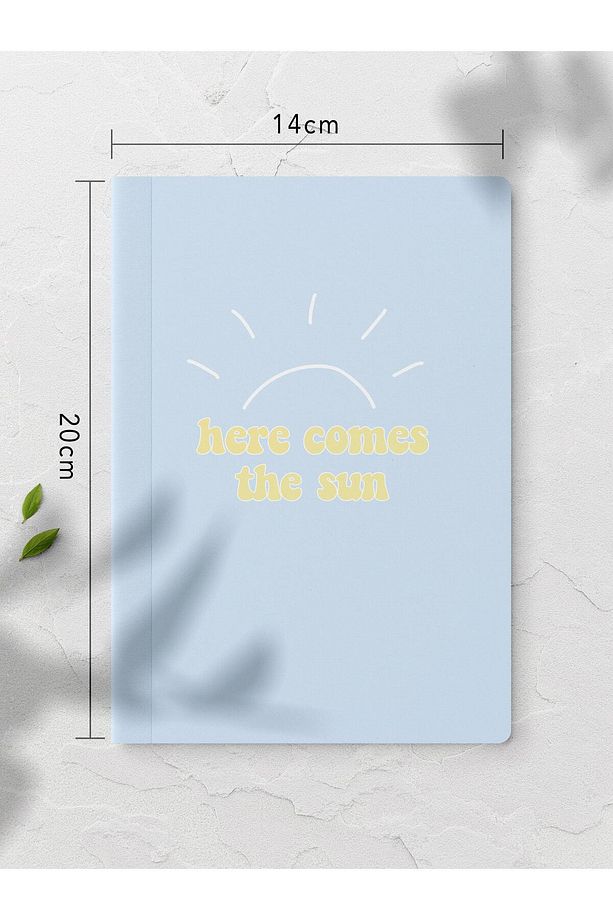 Çizgisiz Defter Seti - Mavi - 4 Adet - 14cm*20cm - 64 Sayfa - 6