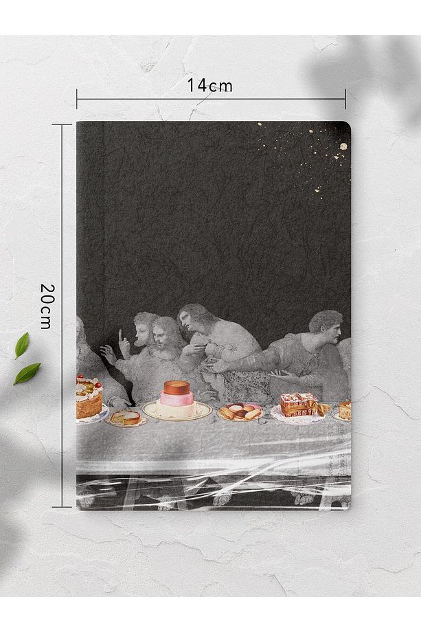 Çizgisiz Defter, Vintage Retro Temalı Notebook, Not Defteri, Vintage Defter, 64 Sayfa 14*21cm - 2
