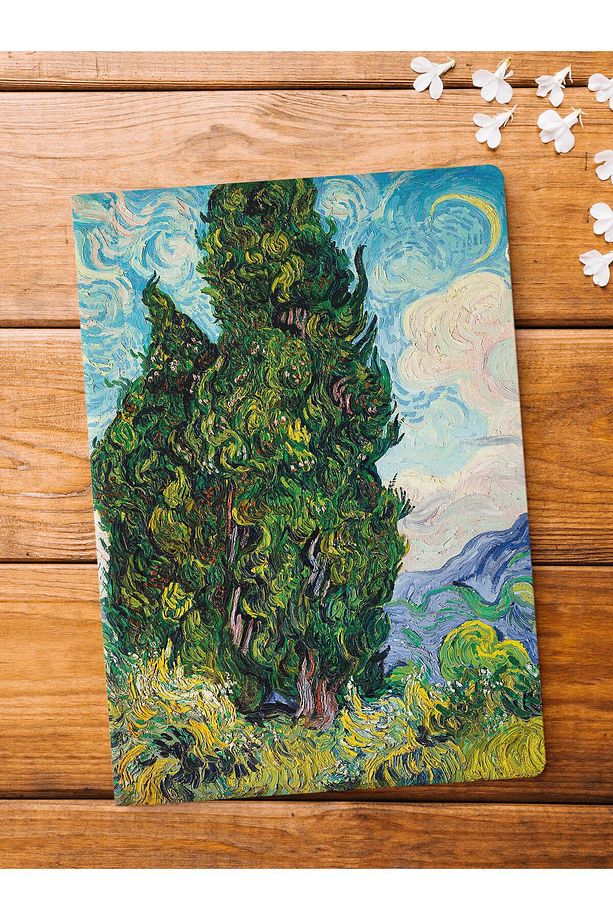Çizgisiz Defter, Modern Sanat Notebook, Monet Temalı Not Defteri 64 Sayfa, 14*21cm - 1