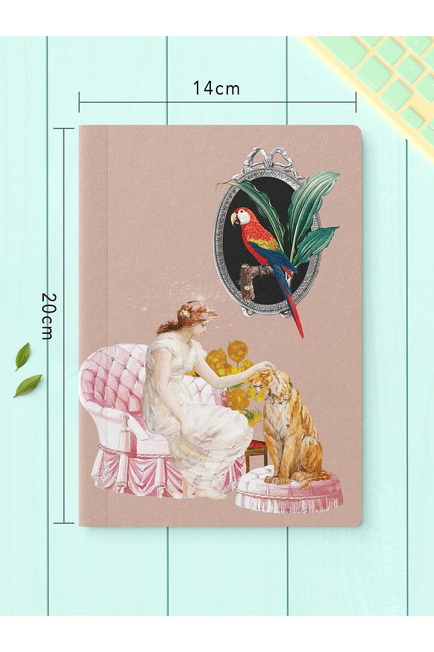 Çizgisiz Defter Seti, 3 Adet Not Defteri, Notebook Journal Seti, Anı Defteri, 64 Sayfa Orta Boy - 5