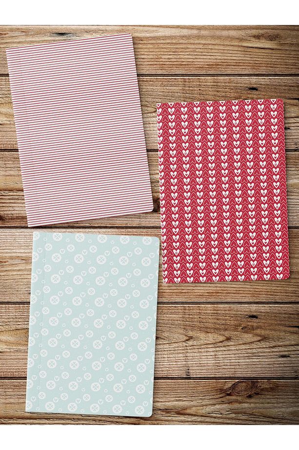 Çizgisiz Defter Seti, 3 Adet Not Defteri, Notebook Journal Seti, Anı Defteri, 64 Sayfa Orta Boy - 2