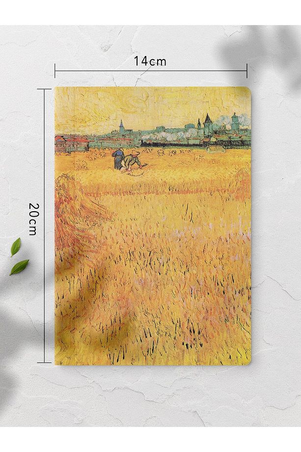 Çizgisiz Defter, Modern Sanat Notebook, Van Gogh Temalı Not Defteri 64 Sayfa, 14*21cm - 2