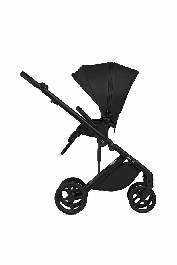 Eli - 2′si 1 Arada Portbebeli Çift Yönlü Bebek Arabası Seti - Midnight - 4