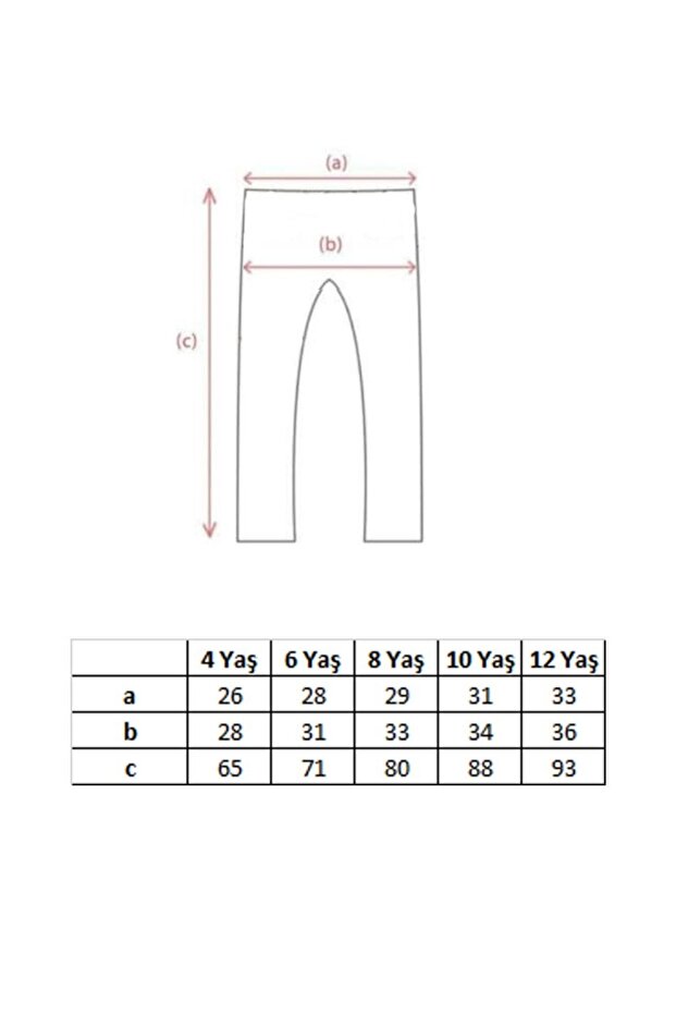 Ispanyol Paça Kız Çocuk Pantolonu Minah-06050001 - 7