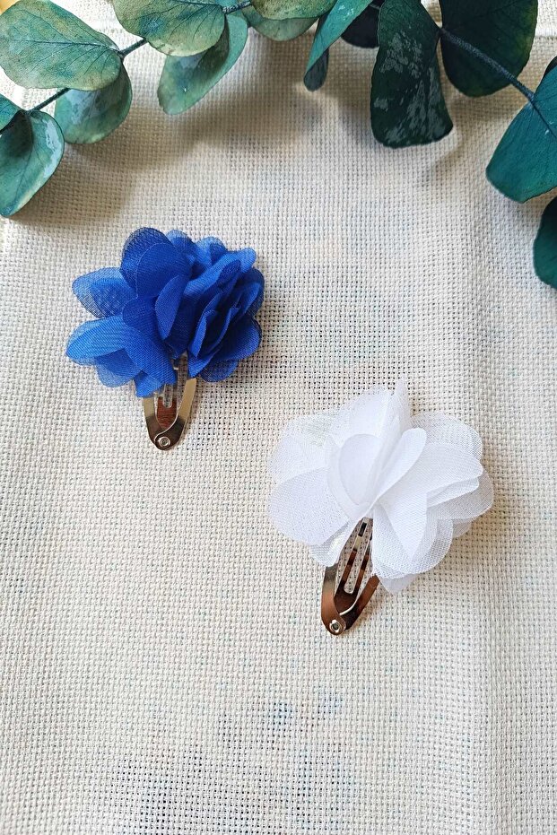 Snap Closure Tulle Buckle Set for Girl and Baby - 5 cm Snap Closure