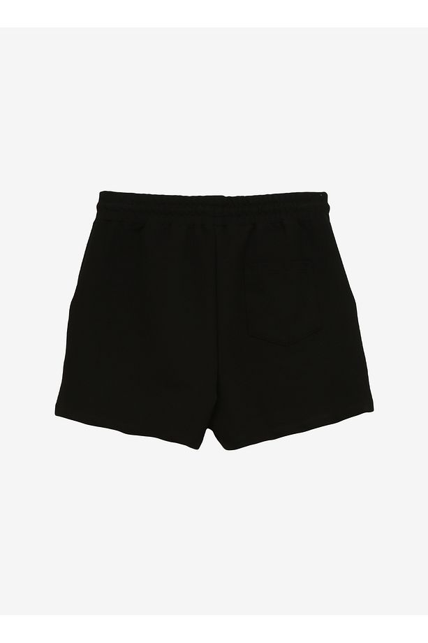 Siyah Kadın Basic Sweat Şort J4sl-sht7033 - 2