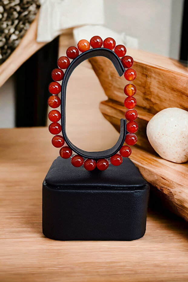 Red Agate Stone Bracelet Natural Stones Original Real Agate Stone Bracelet