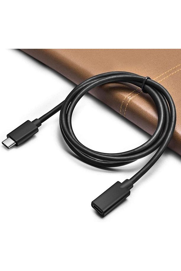 Type C Usb 3.1 Uyumlu Uzatma Kablosu Ekleme Dişi Erkek Kablosu 1 metre Type-C Erkek To Type-C Dişi - 2
