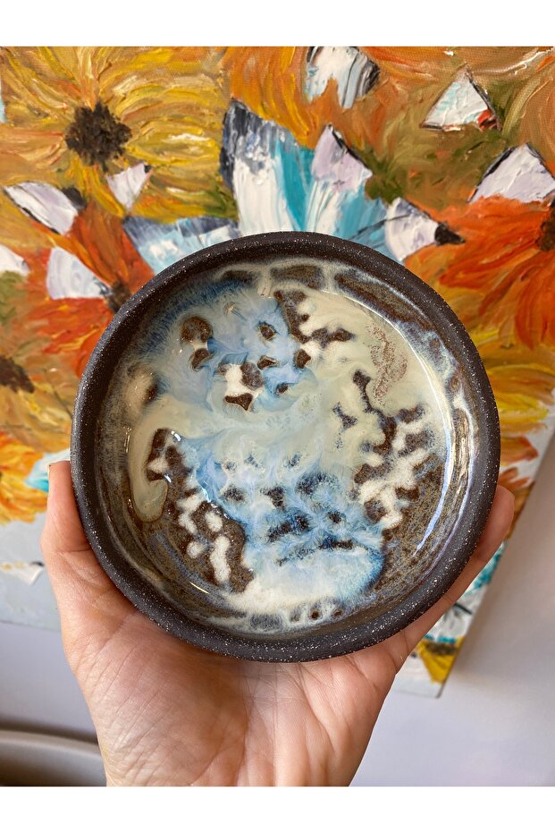 Stoneware El Yapımı tabak - 1