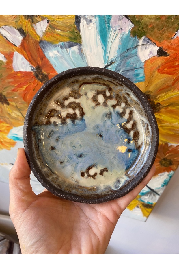 Stoneware El Yapımı tabak - 2