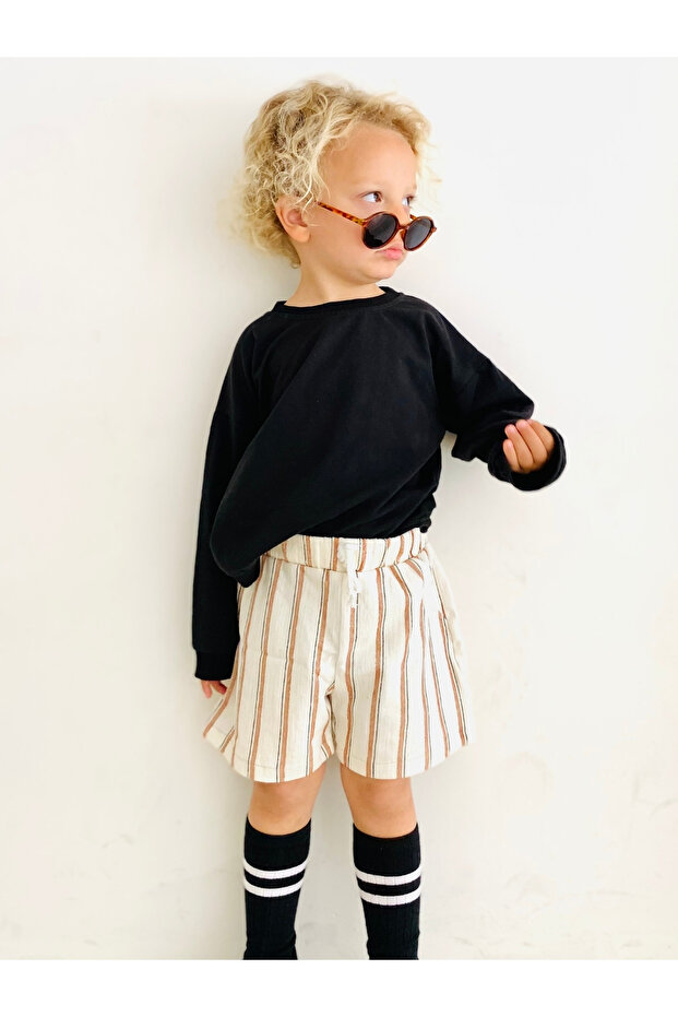 Children's Shorts with Elastic Waist 100% Cotton