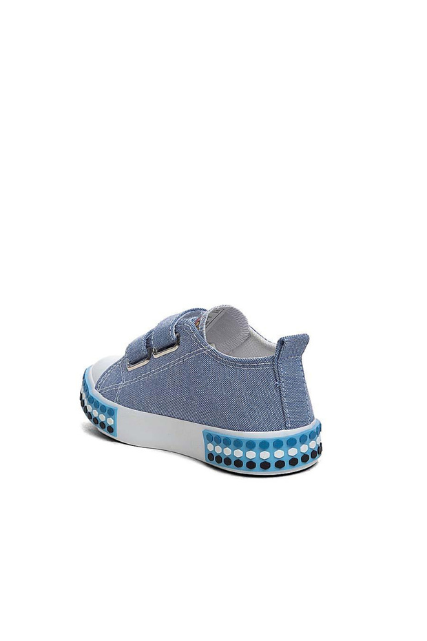 Renkli Taban Çocuk Kot Keten Ayakkabı - 3