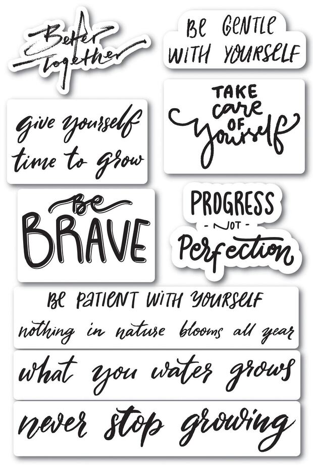 Motivational Themed Sticker Set - 10 Piece Sticker Set - Phone, Tablet, Notebook Laptop Compatible Stickers