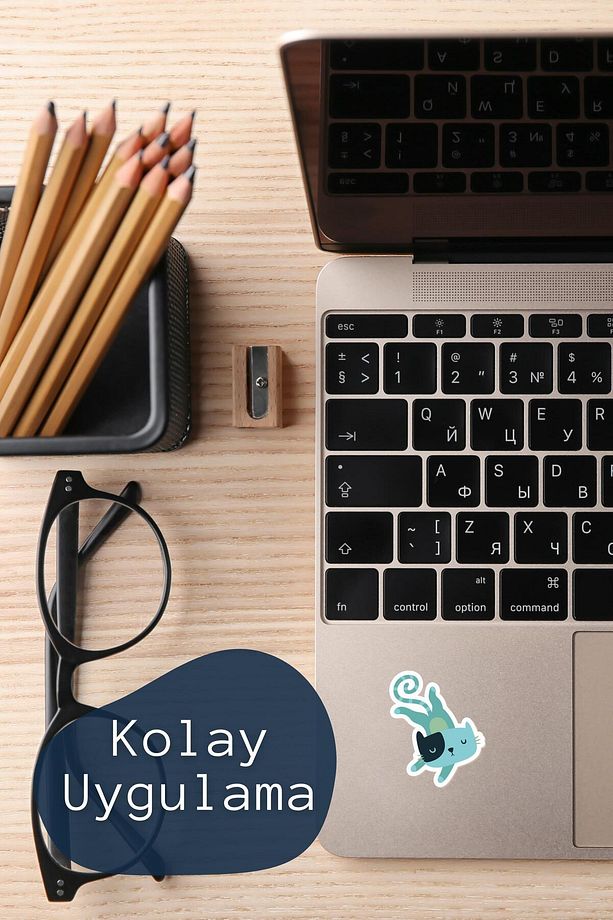 Minimal Temalı Sticker ve Etiket Seti - Orta Boy - Su Geçirmez, Kalın Yapışkanlı Sticker Seti - 4