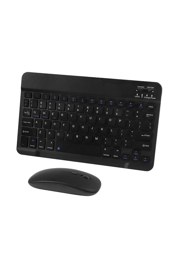 Samsung Galaxy Tab A9 Plus X-210 ile Uyumlu Kablosuz Bluetooth Klavye+Mouse Set - 2