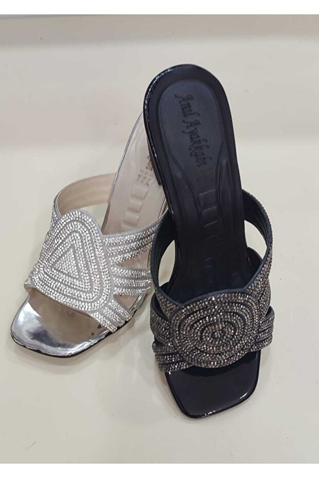 Taşlı Terlik (Kalın Yüz) - 2