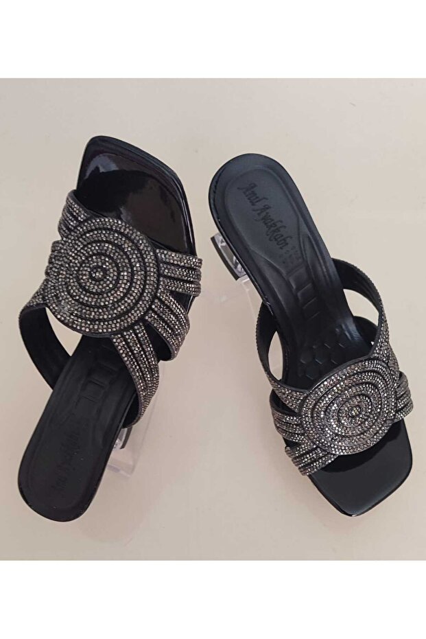 Taşlı Terlik (Kalın Yüz) - 1