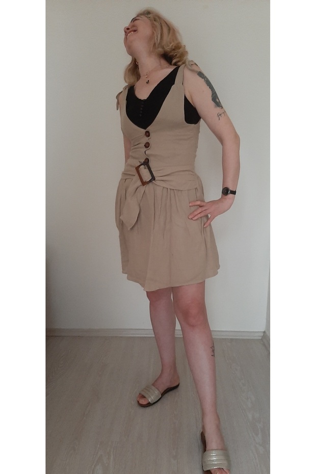 YAZLIK ELBİSE COTTON DRESS - 3