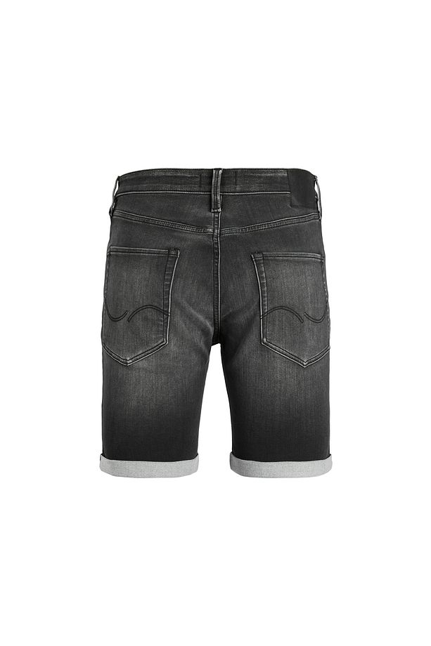 Regular Fit Siyah Erkek Denim Şort JJIRICK JJICON SHORTS SQ 612 I.K SS - 2