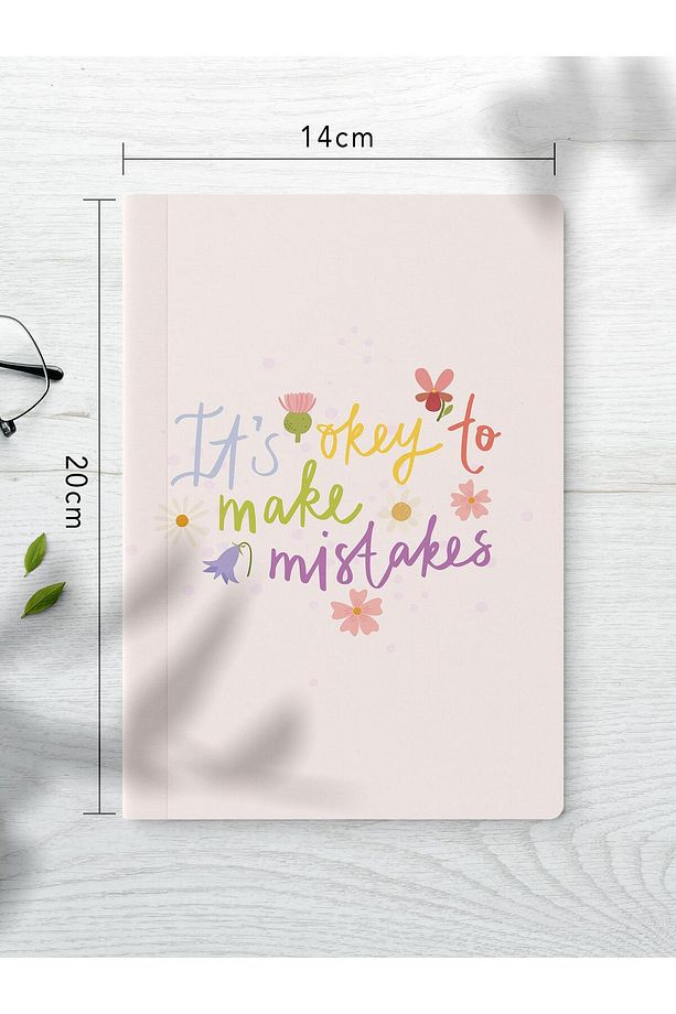 Çizgisiz Defter Seti, 2 Adet Motivasyon Desenli Notebook, Not Defteri, Anı Defteri, 64 Sayfa - 3