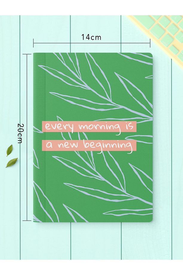 Çizgisiz Defter Seti, 2 Adet Motivasyon Desenli Notebook, Not Defteri, Anı Defteri, 64 Sayfa - 4