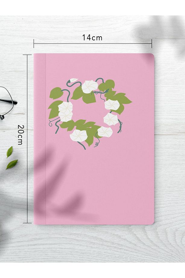 Çizgisiz Defter Seti, 2 Adet Vintage Desenli Notebook, Not Defteri, Anı Defteri, 64 Sayfa Orta Boy - 3