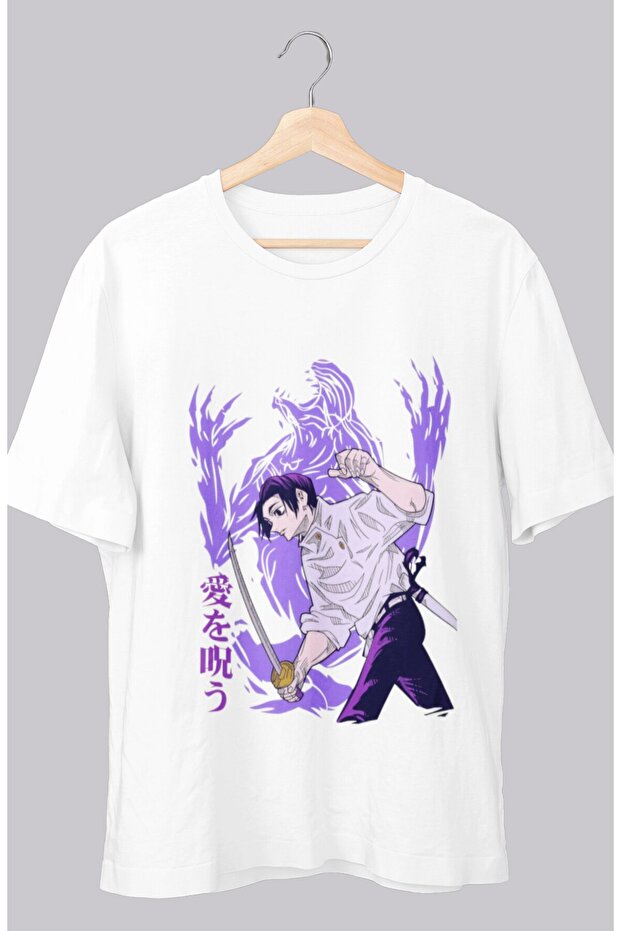 Oversize JJK Okkotsu Yuta Printed T-shirt, Unisex Anime Printed T-shirt