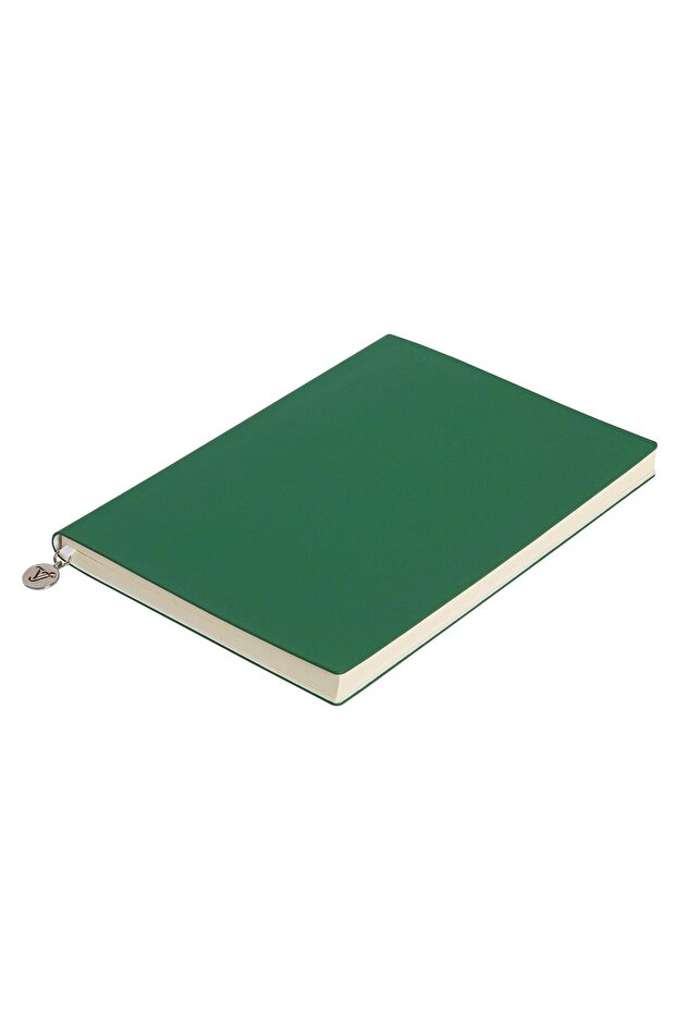 Smyth Classic Flexible Cover Striped Notebook, 14.8x21 cm -Green