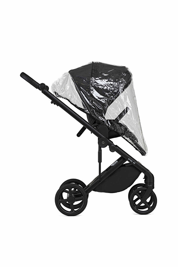 Eli - 2′si 1 Arada Portbebeli Çift Yönlü Bebek Arabası Seti - Midnight - 7