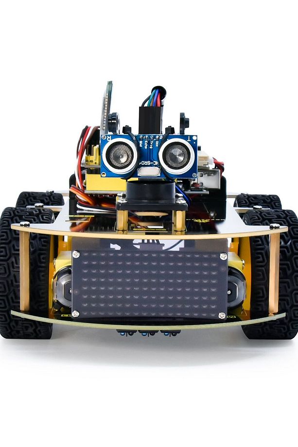 Keyestudio 4WD Multi BT Robot Car Kit V2.0 W/LED Display For Arduino Robot Kit DIY Electronic Kit... - 7