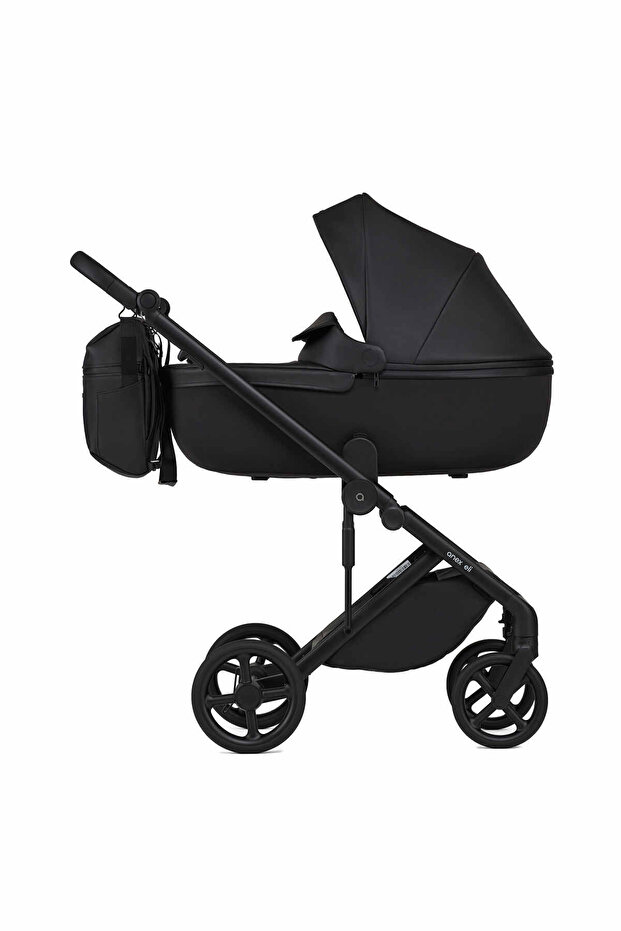 Eli - 2′si 1 Arada Portbebeli Çift Yönlü Bebek Arabası Seti - Midnight - 3
