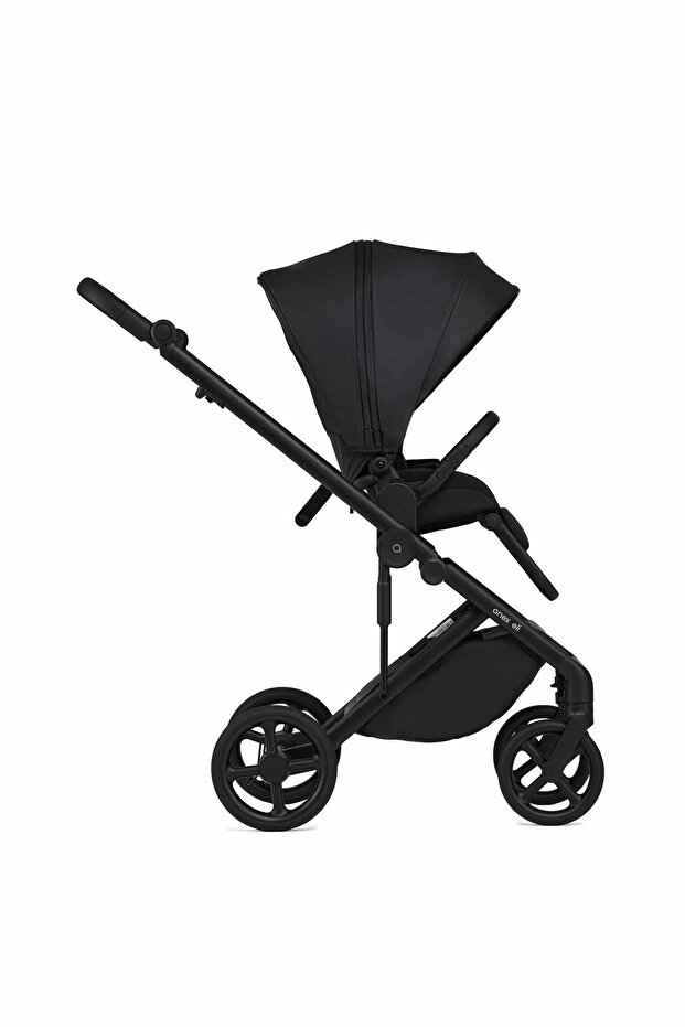 Eli - 2′si 1 Arada Portbebeli Çift Yönlü Bebek Arabası Seti - Midnight - 5