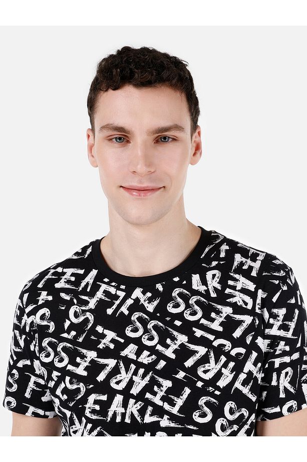 Siyah Erkek Tshirt K.kol - 4