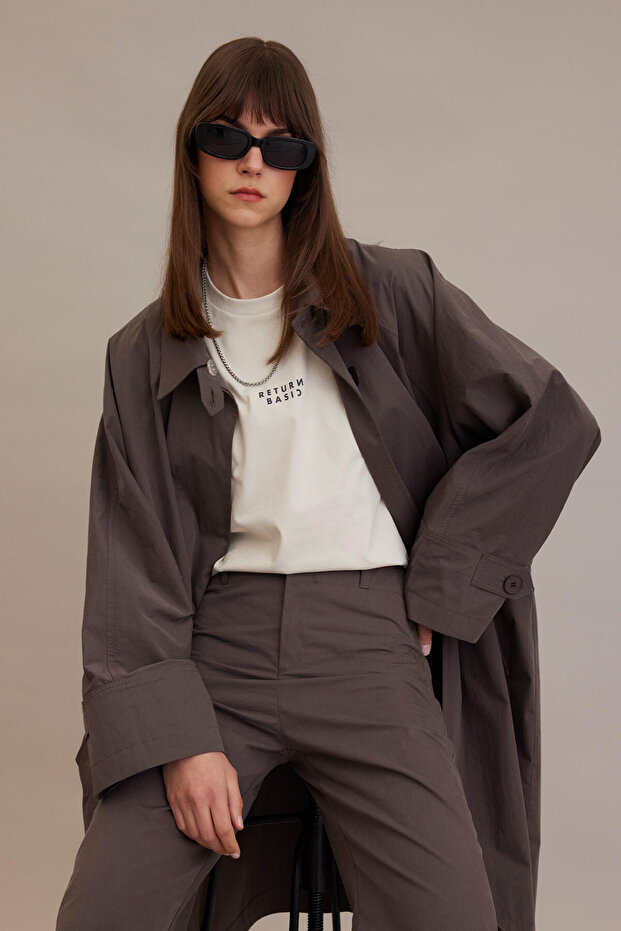 NADMĚRNÁ TECHNICKÁ TKANINA TRENCHCOT NORKA - 3