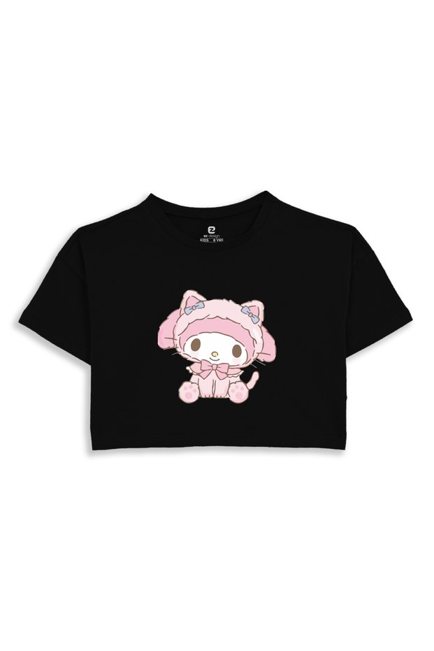 My Melody Printed Crop T-shirt