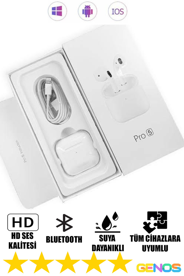 Infinix Note 40 Pro5G Uyumlu Pro5 Bluetooth Kablosuz Kulaklık Android + ios Uyumlu (SN996885) - 4