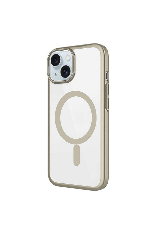 Apple iPhone 15 Plus Kılıf Wireless Şarj Özellikli Sert PC Zore Mat Riksos Magsafe Kapak - 7