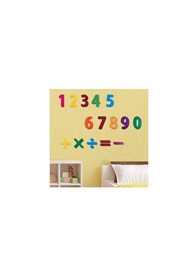 ملصق تزيين الحائط بالأرقام PVC 33x48 سم XFG060