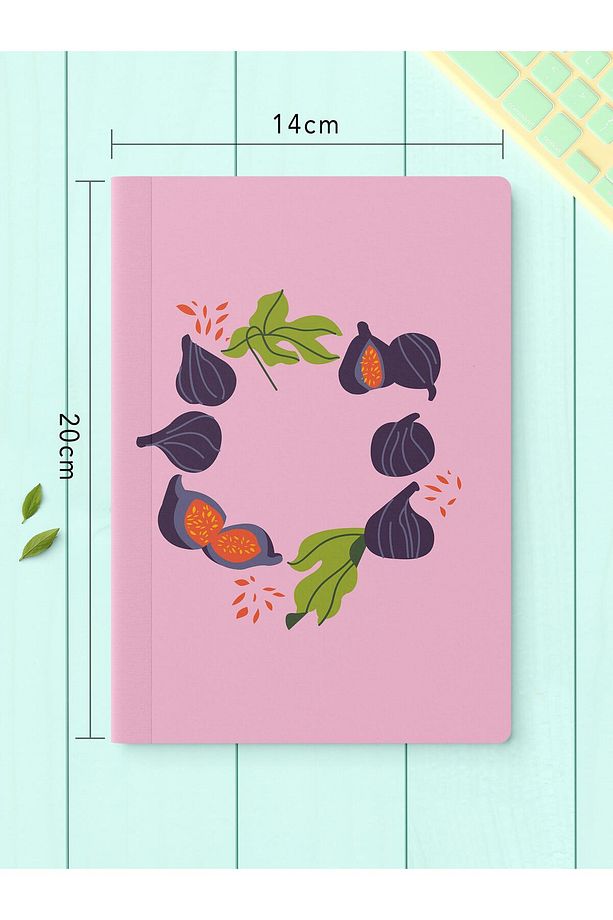 Çizgisiz Defter Seti, 2 Adet Vintage Desenli Notebook, Not Defteri, Anı Defteri, 64 Sayfa Orta Boy - 4